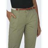 Chino - Blauw - Katoen - Inclusief Riem