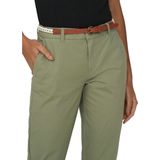 Chino - Blauw - Katoen - Inclusief Riem