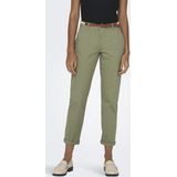 Chino - Blauw - Katoen - Inclusief Riem