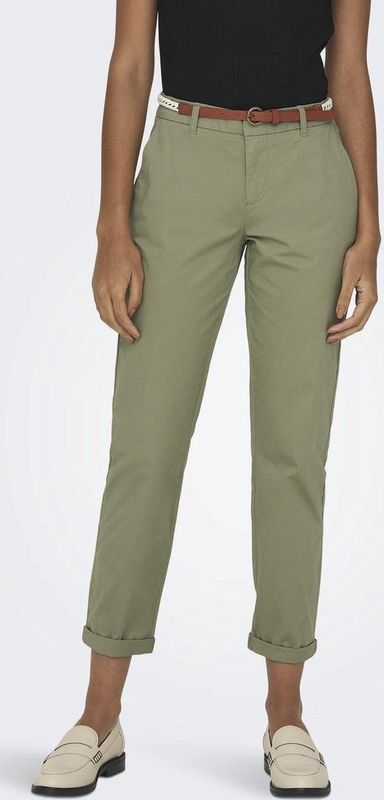 Chino - Blauw - Katoen - Inclusief Riem