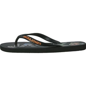 Jack & Jones - JFWLOGO - Teenslippers - Antraciet - Rubber