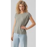 Basic Top - T-shirt - O-hals - Korte Mouwen - Regular Fit