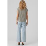 Basic Top - T-shirt - O-hals - Korte Mouwen - Regular Fit