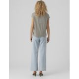 Basic Top - T-shirt - O-hals - Korte Mouwen - Regular Fit