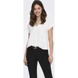 Jacqueline de Yong - Jdylion SS Top - Off-White - Gerecycled Polyester