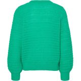 Vmplenty - Gebreide Pullover - Roze - O-hals - Lange Mouwen - Ballonmouwen