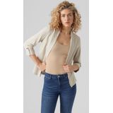 Blazer - Blauw - Viscose - Normale Pasvorm