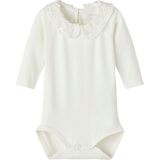 Name It Romper l/s - Noos - NbfTylla - White Alyssum - Name It - 1 jaar (80) - Romper L/S