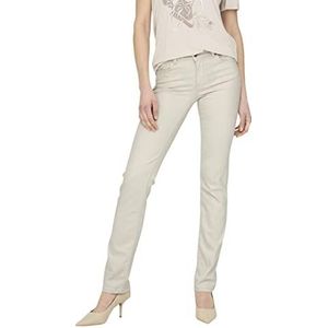 Only ONLALICIA REG STRT JEANS - Ecru Ecru