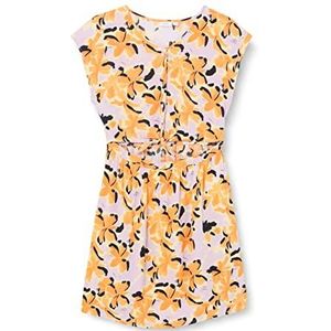 Bestseller A/S Meisjes NKFJASSINE SS Jurk, Mock Orange, 128, Mock Oranje, 128 cm