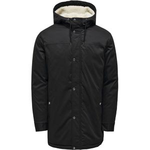 Only & Sons - Winterparka 'Alexander' - Zwart - Gerecycled Materiaal