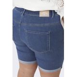 ONLY CARMAKOMA - Denim Shorts - Licht Verwassen Dark Denim Look - Skinny Fit