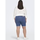 ONLY CARMAKOMA - Denim Shorts - Licht Verwassen Dark Denim Look - Skinny Fit