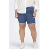 ONLY CARMAKOMA - Denim Shorts - Licht Verwassen Dark Denim Look - Skinny Fit
