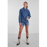 Pieces  PCTESSIE LS DNM JACKET MB873  jassen  dames Blauw