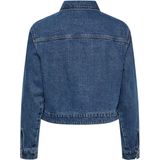 Pieces  PCTESSIE LS DNM JACKET MB873  jassen  dames Blauw