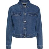 Pieces  PCTESSIE LS DNM JACKET MB873  jassen  dames Blauw