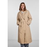 PIECES - PCTAYA LS - Trenchcoat - Zwart - Polyester