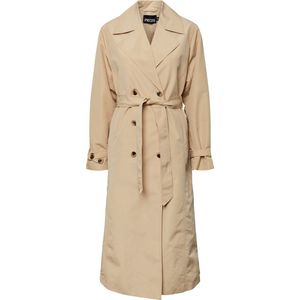PIECES - PCTAYA LS - Trenchcoat - Zwart - Polyester