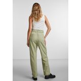 Pieces Broek Pcbosella Hw Paperbag Straight Pant 17133543 Tea Dames