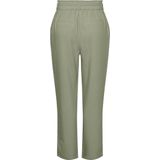 Pieces Broek Pcbosella Hw Paperbag Straight Pant 17133543 Tea Dames
