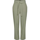 Pieces Broek Pcbosella Hw Paperbag Straight Pant 17133543 Tea Dames