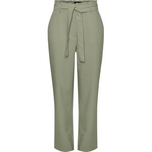 Pieces Broek Pcbosella Hw Paperbag Straight Pant 17133543 Tea Dames