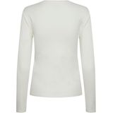 Pieces Ruka T-shirt Met Lange Mouwen Wit M Vrouw