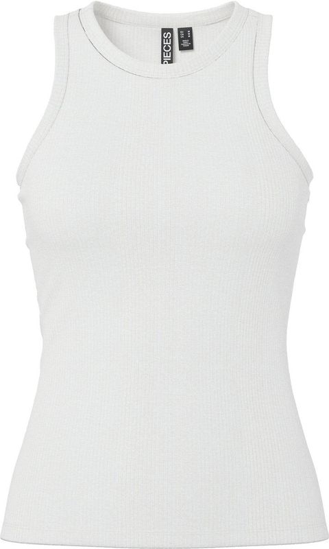 Tanktop - Geribd - Ronde Hals - Mouwloos - Slim Fit