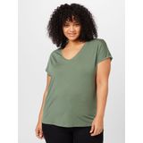 Basic T-shirt - V-Hals - Korte Mouwen - Curve - Regular Fit