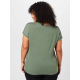 Basic T-shirt - V-Hals - Korte Mouwen - Curve - Regular Fit
