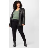 Basic T-shirt - V-Hals - Korte Mouwen - Curve - Regular Fit