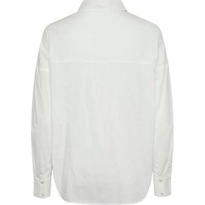 Pieces Blouse Pctanne Ls Loose Shirt Noos Bc 17133909 Cloud Dancer Dames