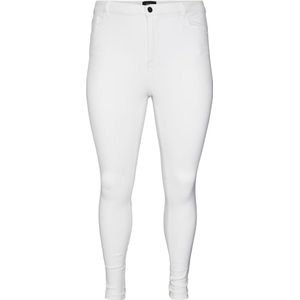 Vero Moda Curve Phia Skinny Fit Soft Vi403 Hoogzittende Jeans Wit Vrouw