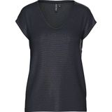 Pieces - Pcbillo Tee Lurex Stripes Jrs Noos Bc - Dames - t-Shirts