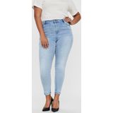 Klassieke Skinny Jeans - Blauw - 73% Katoen - Hoge Taille