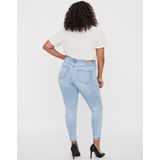 Klassieke Skinny Jeans - Blauw - 73% Katoen - Hoge Taille