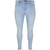 VERO MODA CURVE High Waist Skinny Jeans Light Denim