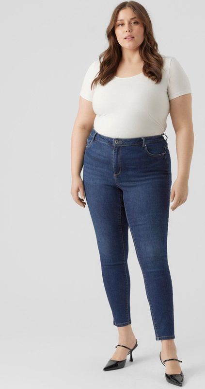 Klassieke Skinny Jeans - Blauw - 64% Katoen, 31% Polyester, 3% Viscose, 2% Elastaan