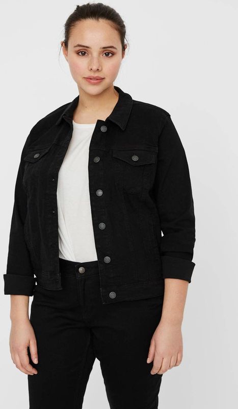Vero Moda Curve Jeansjacke »VMRUNA LS SLIM DNM JCK MIX GA CUR NOOS«