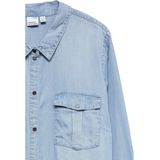 Overhemdjurk - Minilengte - 100% Lyocell TENCEL™ - Lange Mouwen - Knoopsluiting