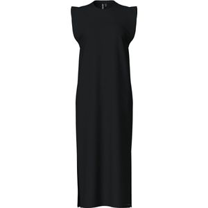 PIECES - PCCHILLI SUMMER SL ANK DRESS UB NOOS BC - Dames - Maxi Jurk - Zwart - Katoen