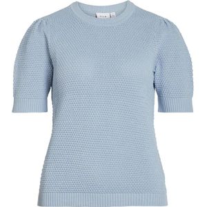 Vila - Maat M - Trui Vidalo O-neck Knit Top/su - Noos 14084421 Kentucky Blue Dames