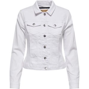 Only - Denim Jas - Blauw - Elastische Denim - Nauwsluitende Pasvorm