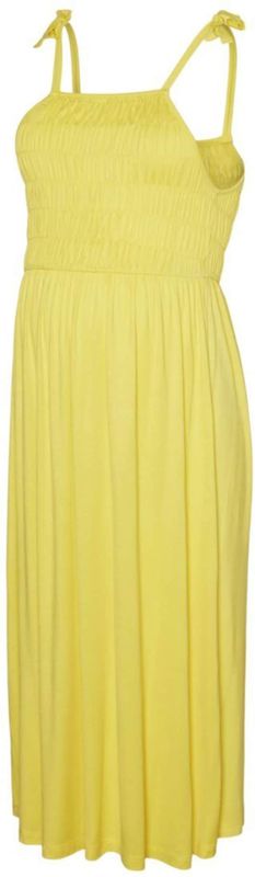 MAMALICIOUS Mlelettra Sl Jrs Jurk - Helder Geel - Jersey