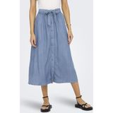 Onllaia - Denim Rok - Light Was - Midi-lengte - High Waist