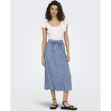 Onllaia - Denim Rok - Light Was - Midi-lengte - High Waist
