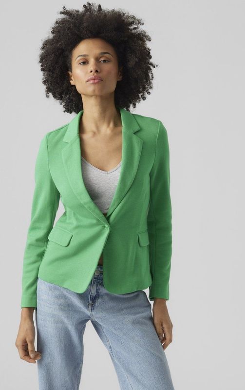 Blazer - Zwart - 66% Polyester, 34% Katoen