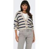 Only - Onlcarolnice Stripe Cardigan Knt Noos - Dames - Cardigans
