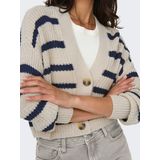 Only - Onlcarolnice Stripe Cardigan Knt Noos - Dames - Cardigans